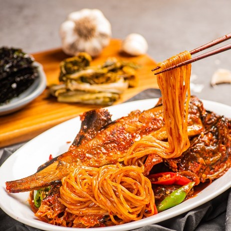 매콤 코다리조림 3-4인 1.4kg 코다리찜 밀키트 캠핑술안주, 시래기코다리조림, 1개-추천-상품