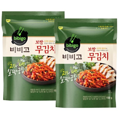 비비고 보쌈무김치, 150g, 2개-추천-상품