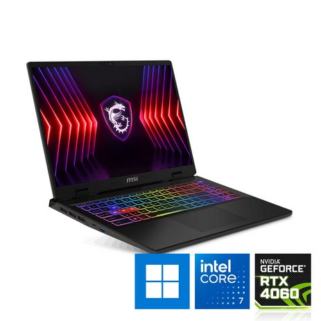 MSI 2024년형 소드16 게이밍 노트북 HX B14VFKG 14700HX RTX4060, B14VFKG FHD, WIN11 Home, 32GB, 1TB, 블랙-추천-상품