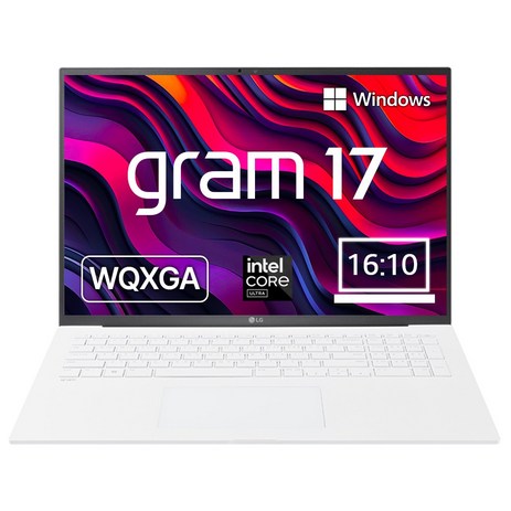 LG 그램17 17Z90SU-GR56K 가벼운 노트북 Ultra5 8GB 256GB WIN11, 스노우 화이트, 24GB, WIN11 Home, 2024년-추천-상품