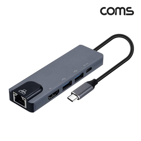 컴스 FW838 멀티 허브 (USB3.1 Type C 4포트 무전원), 1개-추천-상품