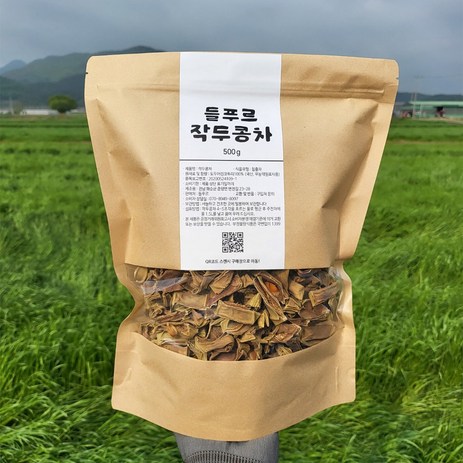 들푸르 무농약 볶은 작두콩차 직접재배, 500g, 1개, 1개입-추천-상품
