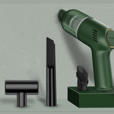 지아이비 핸디형 무선 미니청소기 차량용 소형 원룸 머리카락 ST-8000, 카키-추천-상품