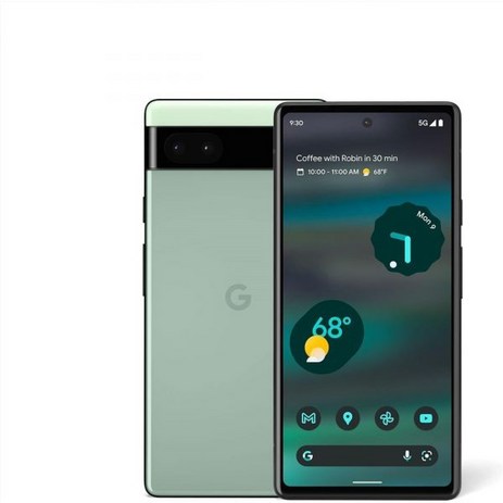 Google 모바일 구글 픽셀 6a 5G 안드로이드 폰 1200만 화소 카메라와 24시간 배터리를 탑재한 잠금 해제 스마트폰 초크-추천-상품