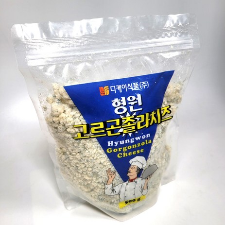 형원 고르곤졸라치즈 크럼블 500g 피자치즈 블루치즈, 1개-추천-상품