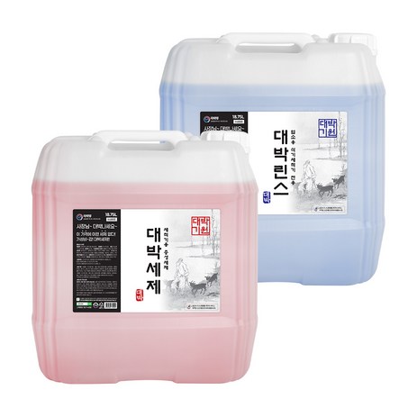 대박 업소용 식기세척기 세제 린스 1+1 18.75L 대용량, 2개-추천-상품