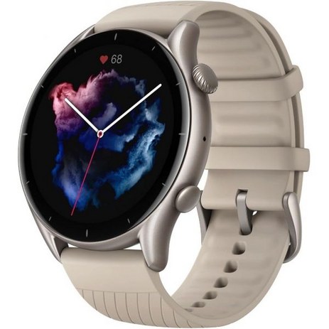 남성용 Amazfit GTR 3 Pro 스마트 워치 12일 배터리 수명 Alexa 내장 블루투스 통화 문자 GPS 150 스포츠 모드 1.45 AMOLED 디스플레이 S, GTR 3_Moonlight Grey-추천-상품