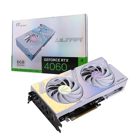 컬러풀 COLORFUL iGame 지포스 RTX 4060 ULTRA DUO OC White D6 8GB 웨이코스-추천-상품