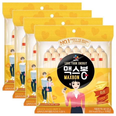 맥스봉 치즈 525g (35g x 15개입) x 4개-추천-상품