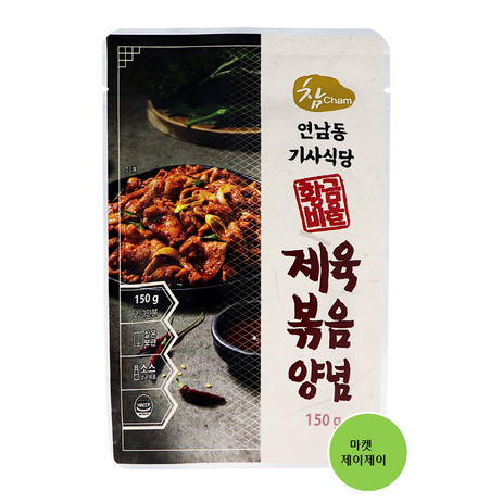 우리식품 황금비율 제육볶음양념, 6개, 150g-추천-상품