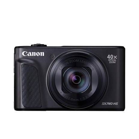 Canon 컴팩트 디지털 카메라 PowerShot SX740 HS 블랙 광학 40배 줌4K 동영상Wi-Fi 대응 PSSX740HSBK, PSSX740HS + 블랙-추천-상품