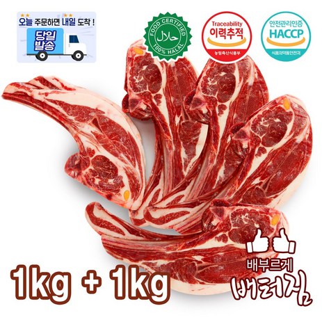 (배터짐) 캠핑가자! 호주 청정지역 냉동 양사각갈비 1kg+1kg+2가지 소스 (특가상품), 1개, 냉동 양사각갈비2kg-추천-상품