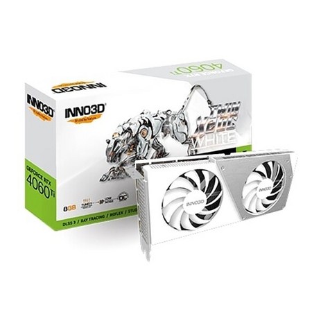 Inno3D 지포스 RTX 4060 Ti OC D6 8GB Twin X2 WHITE INNO3D-추천-상품