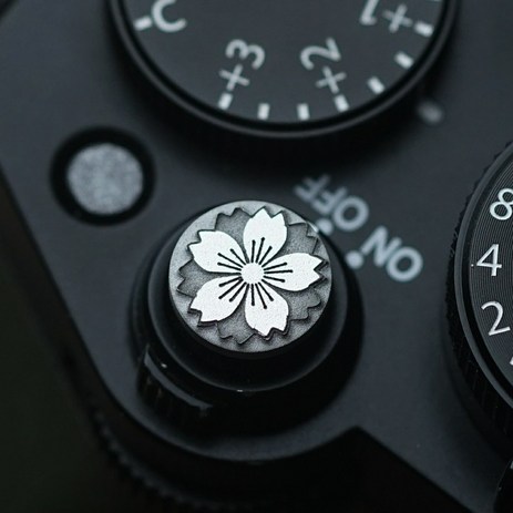 벚꽃 카메라 셔터 버튼 소프트 셔터 릴리즈 버튼 소니 RX1 R 캐논 니콘 후지 X-T5/X-T4/X100VI X100V 패나소닉 카메라에 적용 가능합니다, 알루미, 1개-추천-상품