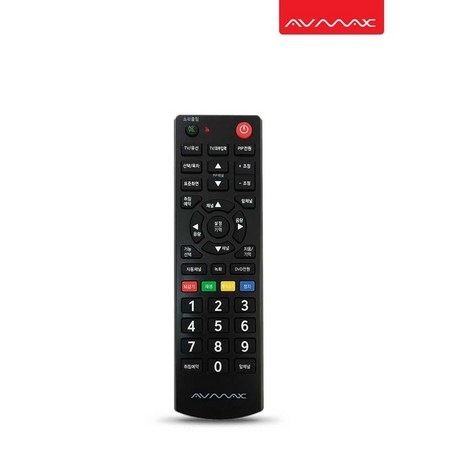 [세련된 디자인과 편리한 기능] AVMAX 통합리모컨 AV-1800 삼성 LG TV 및 DVD 무설정, 1개-추천-상품
