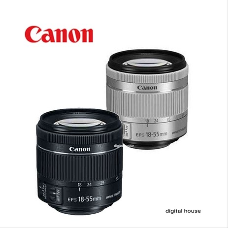 캐논 EF-S 18-55mm F4-5.6 IS STM 번들렌즈 줌렌즈 DH, 화이트-추천-상품