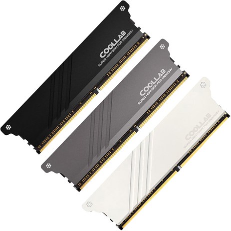 쿨랩 램방열판 DDR5 DDR4 램 메모리 방열판 히트싱크 쿨링, 블랙-추천-상품