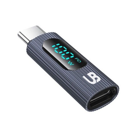 UB 100W OTG 디스플레이 젠더 C타입, 1개, 그레이, 38.5mm-추천-상품