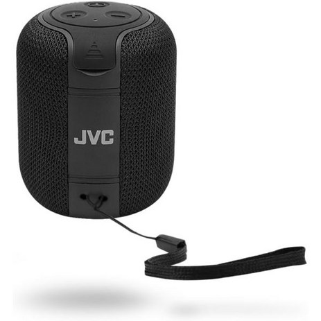 서라운드 사운드 포함 JVC 휴대용 구미 무선 스피커 블루투스 5.3 경량 TWS 기능 USB-C 15시간 배터리 수명 - SPSG1BTB 검정색, Black-추천-상품