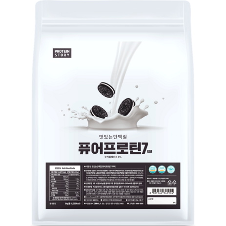 프로틴스토리 맛있는 단백질 퓨어프로틴7, 1개, 3kg, 쿠키앤크림-추천-상품