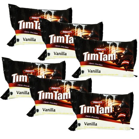 Arnott's Tim Tam Vanilla Sandwich Biscuit 2.12 Oz. (Pack of 6) null, 1-추천-상품