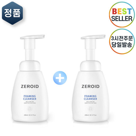 네오팜 제로이드 포밍클렌저 240ml, 240g, 2개-추천-상품