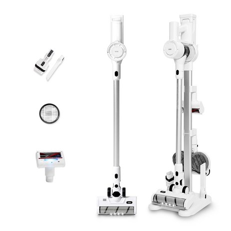 아이닉 무선청소기 iv10 + 3종 브러시 (먼지비움 핸디레버 탑재), 화이트-추천-상품