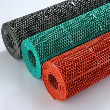 방수고무매트 미끄럼방지 논슬립 야외 PVC 바닥 깔개 패드, 레드, 1개-추천-상품