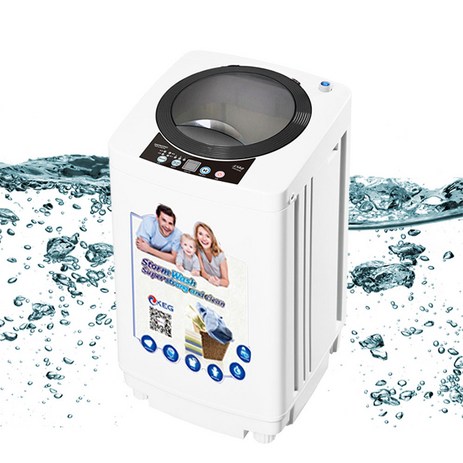 대웅모닝컴 6단계 물높이조절 컴팩트 미니 세탁기-추천-상품