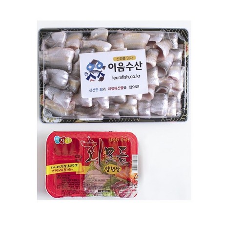 자연산 선어 밴댕이회/기름기 좔좔/ 450g 내외, 1개-추천-상품