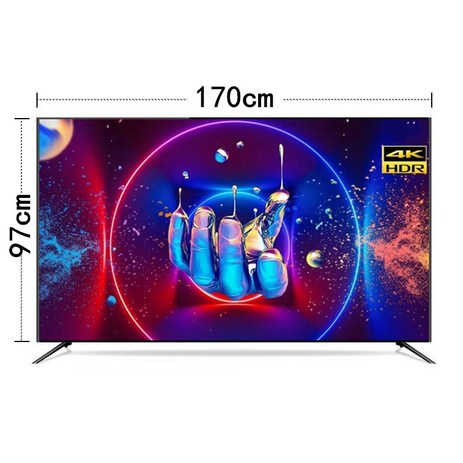 100인치TV 4K 초대형 LCD 120인치 티비 모니터 UHD 스마트TV FHD, 100인치 풀스크린 4K 리모컨 무료-추천-상품