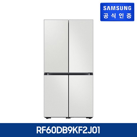 삼성 BESPOKE 냉장고 4도어 키친핏 615L RF60DB9KF2J01 코타 화이트 (UV탈취), 단일옵션-추천-상품
