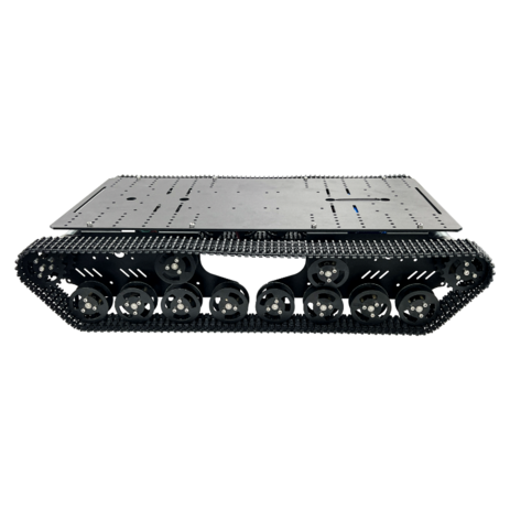 4륜 캐터필터 샤시 섀시 프레임 무한궤도 탱크 크롤러, 블랙 25 모터 12V330rpm-추천-상품