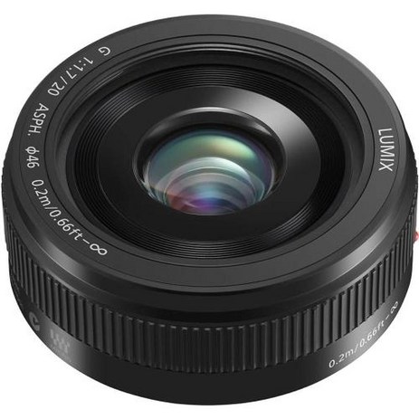 パナソニックPanasonic 파나소닉 루믹스 G20mm f1.7 II ASPH 렌즈 마이크로포서즈 카메라용, 블랙 パナソニック(Panasonic)-추천-상품