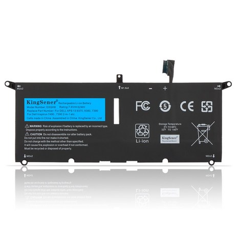 KingSener DXGH8 Laptop Battery For Dell XPS 13 9380 9370 7390 For Dell Inspiron 7390 2-in-1 7490, DXGH8 7.6V 52WH-추천-상품