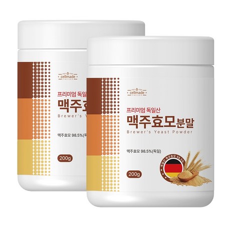 독일맥주효모 분말 가루 프리미엄 독일산 맥주효모분말, 2개, 200g-추천-상품