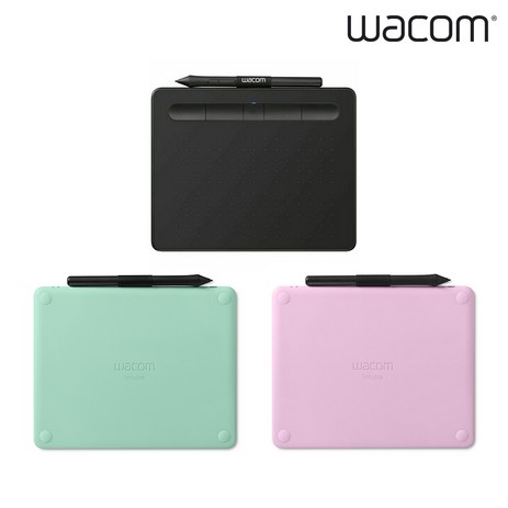 와콤 인튜어스 CTL-4100WL 블루투스 소형 타블렛 블랙/핑크/그린 온라인강의 입문용, 피스타치오그린, 1개-추천-상품