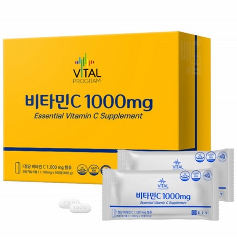 종근당 비타민C 1000mg 속편한 고함량 고용량 비타민C 메가도스 아스코르빈산 비타민씨, 100정, 1개-추천-상품