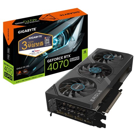 GIGABYTE 지포스 RTX 4070 SUPER EAGLE OC D6X 12GB 피씨디렉트-추천-상품