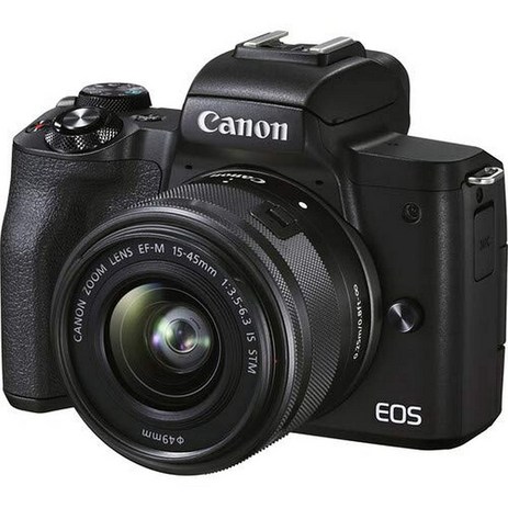 캐논 렌즈 KIT 미러리스 카메라 블랙, EOS M50 MARK II-추천-상품