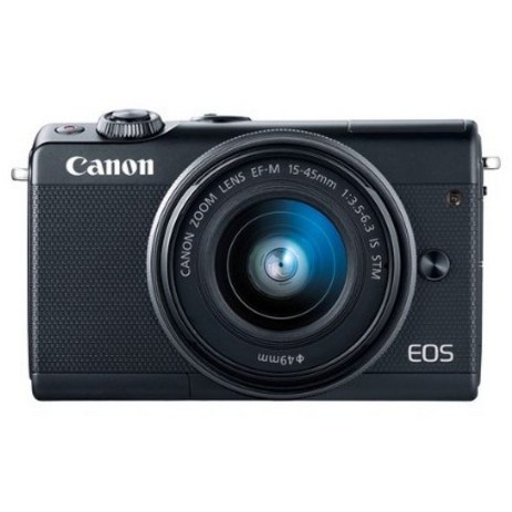 캐논 EOS M100 15-45 KIT 미러리스 카메라, EOS M100(블랙)-추천-상품