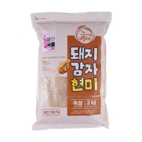 저당곡물 돼지감자현미 3kg, 1개-추천-상품