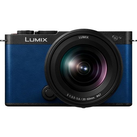 Panasonic 20 60mm F3.5-5.6L 마운트 렌즈가 장착된 LUMIX S9 풀 프레임 카메라 실시간 LUT가 컨텐츠 제작자용 콤팩트 미러리스 오픈 게이트 사진 비디, 파랑색_카메라/렌즈 키트-추천-상품