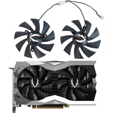 85mm DC 12V 0.55A 4Pin PLA09215S12H RTX2080Ti GPU팬 EVGA RTX2060 2070 2080Ti 그래픽카드 쿨링팬 팬 AB, Fan - AB-추천-상품