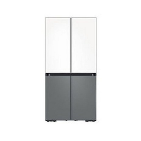 삼성 비스포크 4도어 냉장고 RF60C9012APW3 새틴화이트+새틴그레이 615L-추천-상품