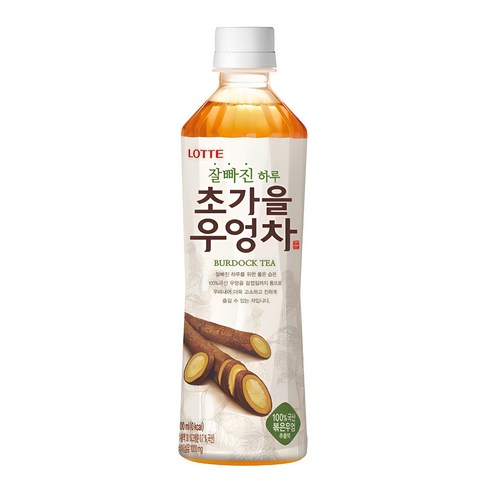 우엉차 - 롯데 잘빠진 하루 초가을 우엉차, 500ml, 24개