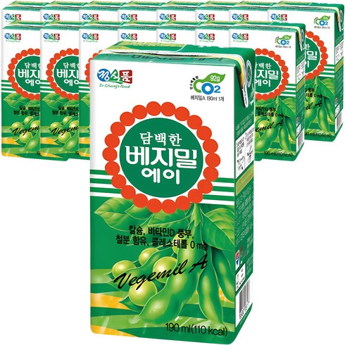 베지밀 A 담백한맛, 190ml, 16개