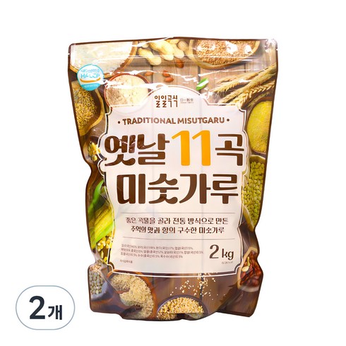 미숫가루 - 태광선식 옛날 11곡 미숫가루, 2kg, 2개