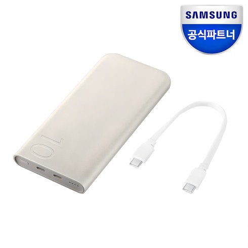 삼성보조배터리10000 - 삼성 25W 초고속충전 PD 보조배터리 10000mAh EB-P3400 세트, 삼성 PD 1만 단품