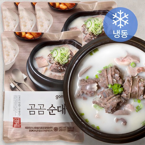 순대국밀키트 - 곰곰 순대국, 600g, 4개